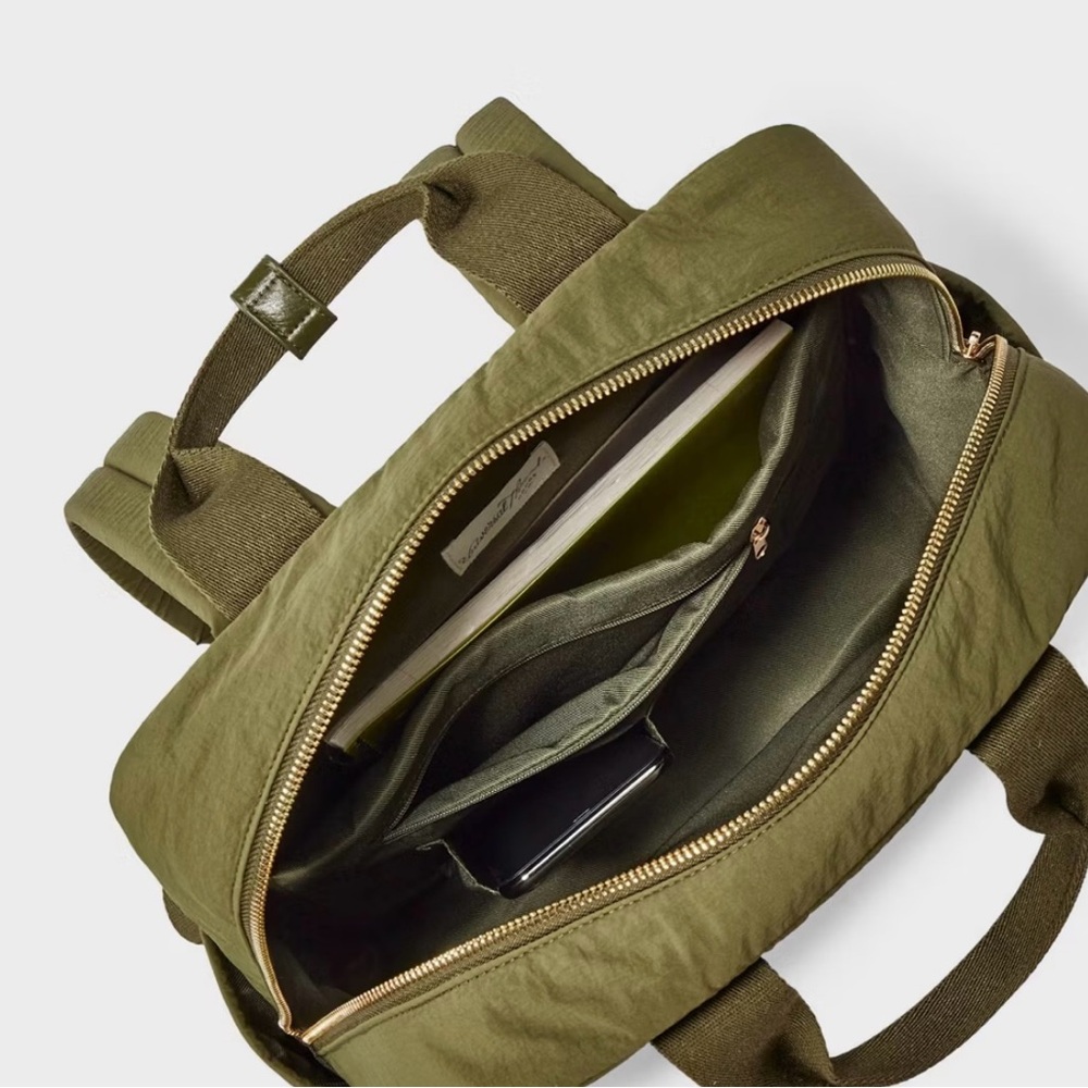 Universal Thread Sleek Green Square Backpack NEW … - image 3